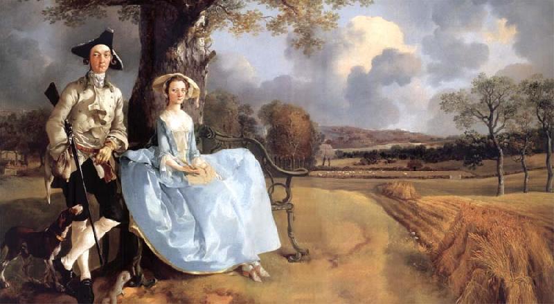 Thomas Gainsborough Portrait of Mr and Mrs Andrews